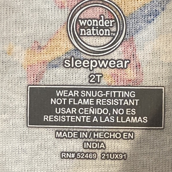 Wonder Nation airplane pajama set - Picture 7 of 8